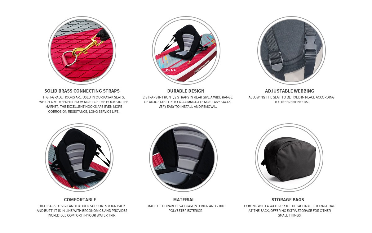 Kayak seat detail