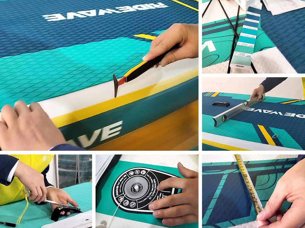 Paddle board quality inspection