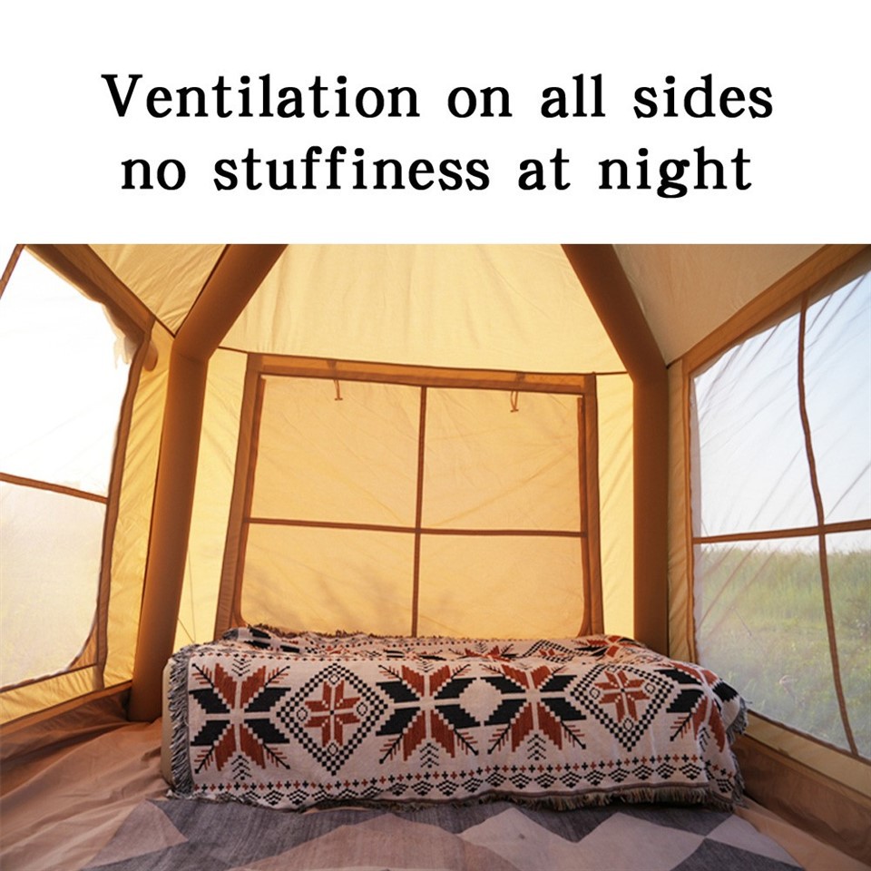 Inflatable Tent With Canopy