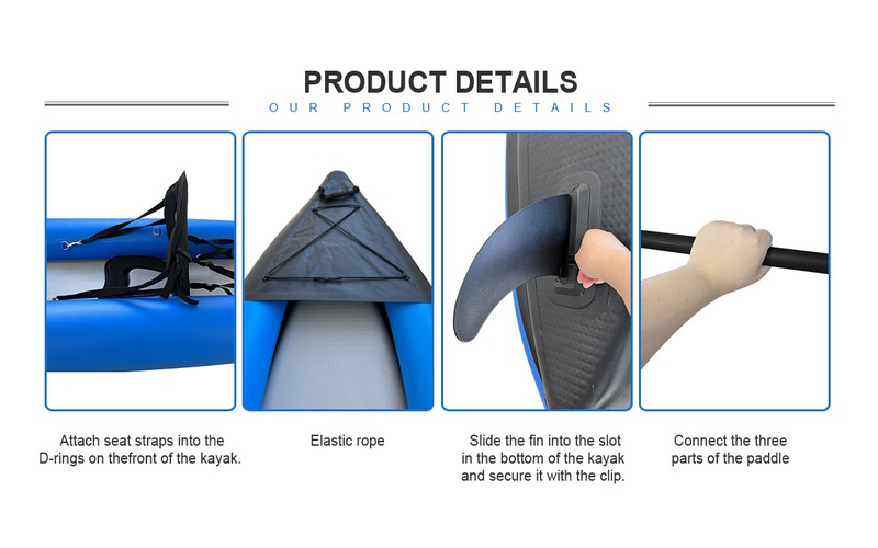 Two-seater inflatable kayak 1